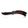 COUTEAU PAPILLON RED EAGLE ALBAINOX LAME 10.20CM 02197