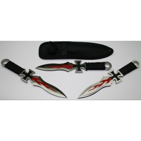 COUTEAU A LANCER ALBAINOX CROIX DE MALTE