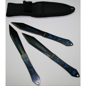 COUTEAU A LANCER ALBAINOX NINJA NUNCHAKU NOIR