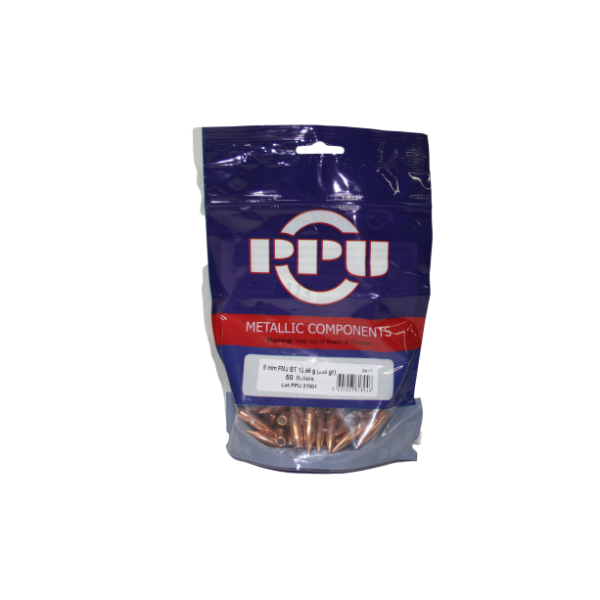 OGIVES PPU 8mm FMJ BT 12.96g 200gr  x50