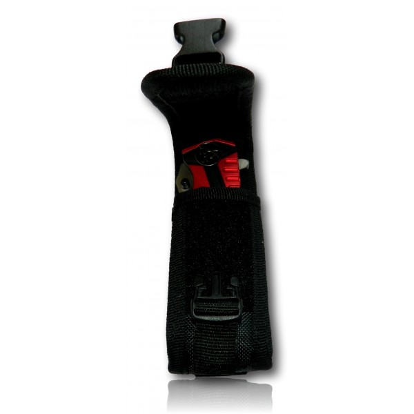 COUTEAU PLIANT K25 ROUGE/NOIR. LAME 9.2 19653