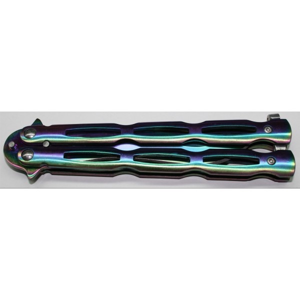 COUTEAU PAPILLON ALBAINOX RAINBOW