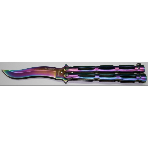COUTEAU PAPILLON ALBAINOX RAINBOW