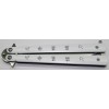COUTEAU PAPILLON ALBAINOX BLANC NINJA DRAGON