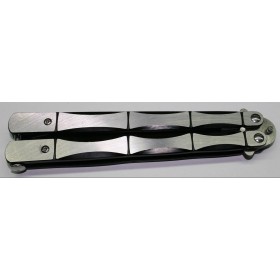 COUTEAU PAPILLON ALBAINOX OS NOIR GRIS