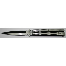 COUTEAU PAPILLON ALBAINOX OS NOIR GRIS