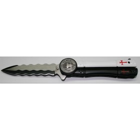 COUTEAU PAPILLON ALBAINOX TEMPLIER NOIR ET BLANC
