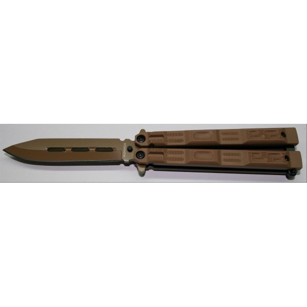 COUTEAU PAPILLON ALBAINOX COYOTTE