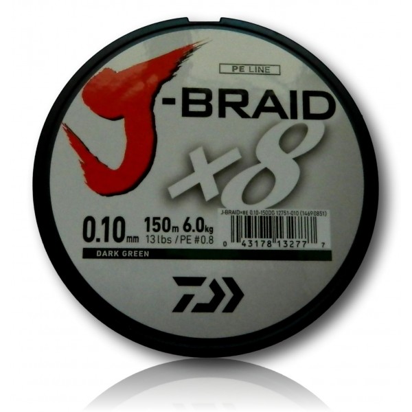 TRESSE DAIWA JBRAID 8B 150 M 10/100