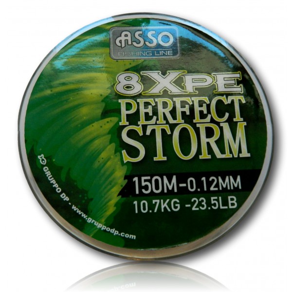 TRESSE PERFECT STORM 8X 12/100 VERTY 150M