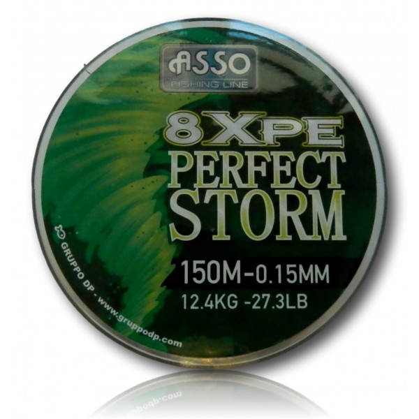 TRESSE PERFECT STORM 8X 15/100 VERTY 150M