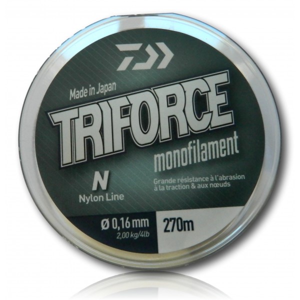 FILE NYLON TRIFORCE DAIWA 0.16MM 270M
