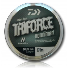 FIL NYLON TRIFORCE DAIWA 0.18MM 270M