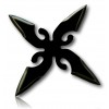 ETOILE DE JET 4 BRANCHES NOIRE ET12
