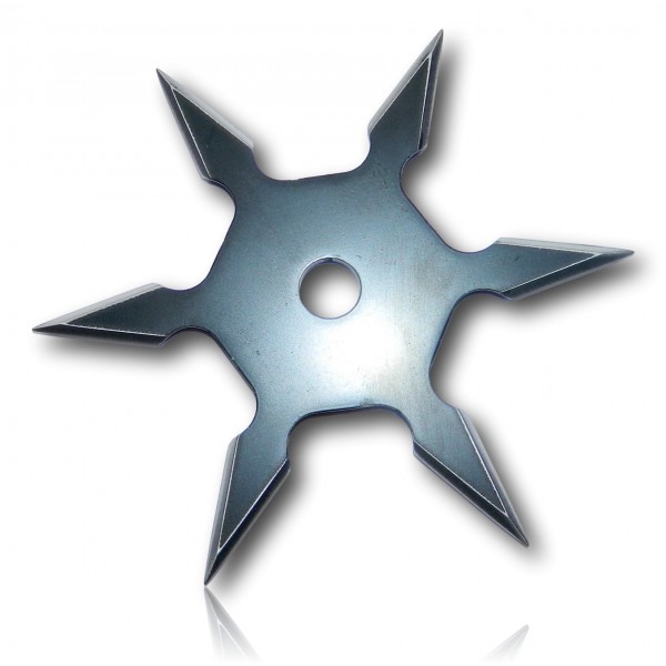 ETOILE DE JET 6 BRANCHES NOIRE POINTUE ET10N