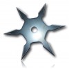 ETOILE DE JET 6 BRANCHES NOIRE POINTUE ET10N