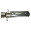 COUTEAU TEMPLIER LAME 16CM MANCHE NOIR ET CROIX 987