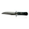 COUTEAU TEMPLIER LAME 16CM MANCHE NOIR ET CROIX 987