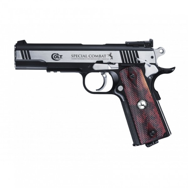 PISTOLET SP COMBAT CLASSIC COLT CO2 CAL BB/4.5 DARK OPS