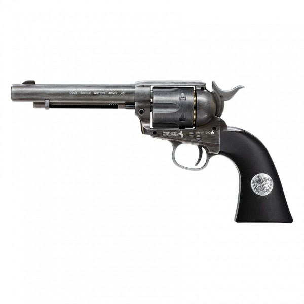 -20%- ENSEMBLE DUEL DEUX REVOLVERS COLT SAA DOUBLE ACES BB/4.5 MM 3J EDITION LIMITEE