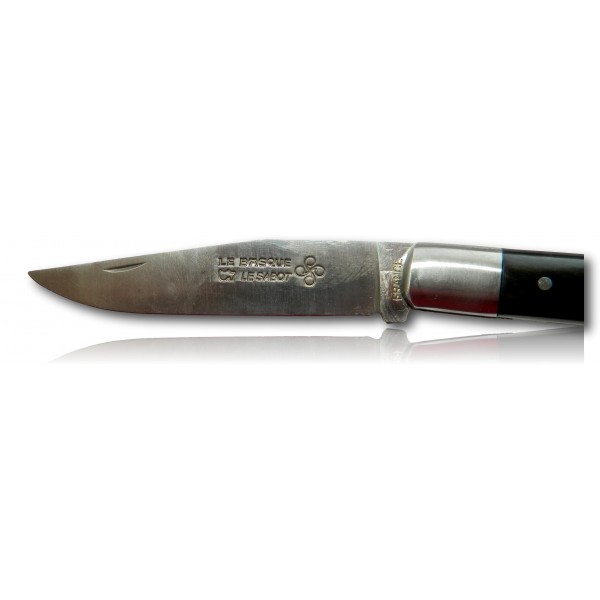 COUTEAU BASQUE 12CM MEDAILLON EBENE 321025