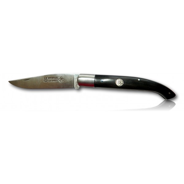 COUTEAU BASQUE 12CM MEDAILLON EBENE 321025