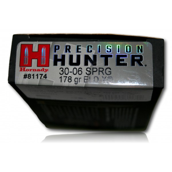 MUNITION HORNADY 30-06 PRECISION HUNTER  178GR ELD-X