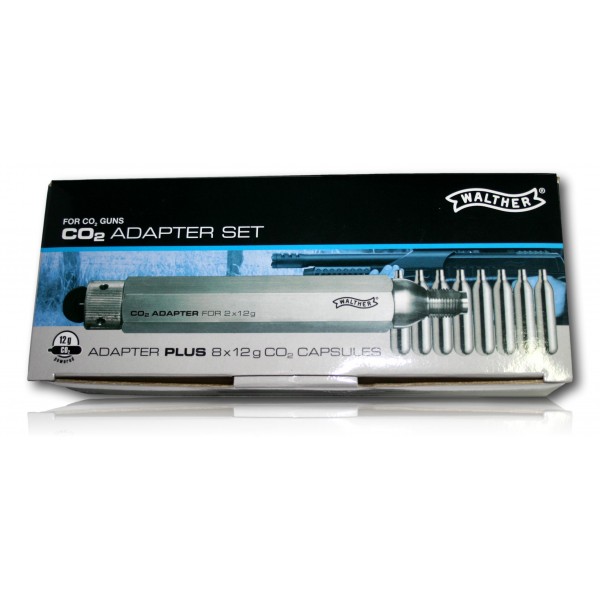 ADAPTATEUR 2 CAPSULES CO2 12GR WALTHER
