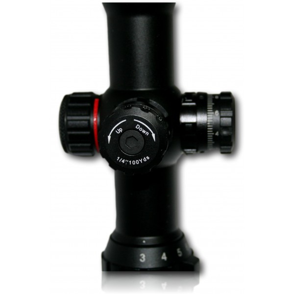 LUNETTE DE TIR 3-9X32 MILDOT ILLUMINEE RAIL.21 DIAM 25.4
