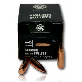 OGIVES RWS CAL 30 SCORION 175GR BTE 50