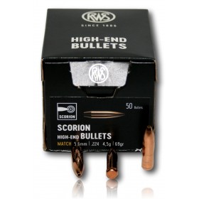 OGIVES RWS CAL 22 SCORION 69GR BTE 50