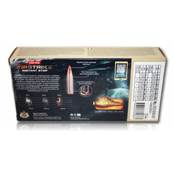 NORMA .270 WSM TIPSTRIKE 9,1G/140GR
