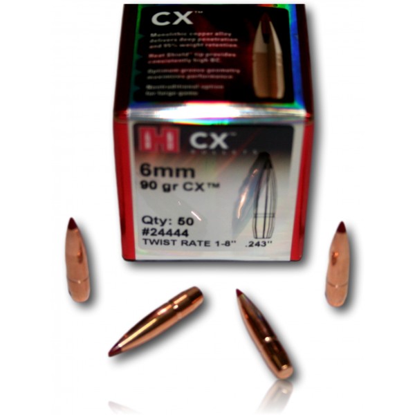 OGIVE HORNADY CX CAL 243 90GR BTE 50 24444