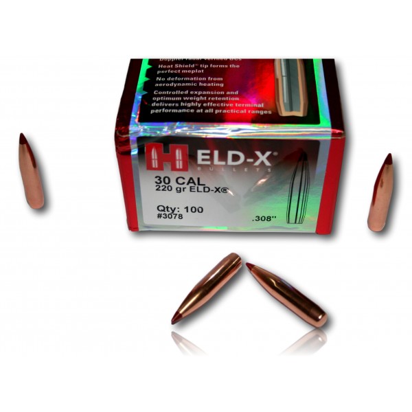OGIVE HORNADY CAL 30 308 ELD-X 220GR  BTE 100 3078