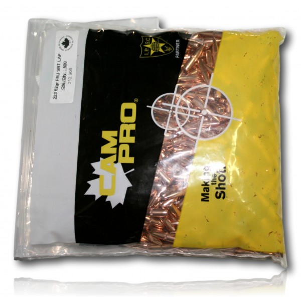 OGIVE CAMPRO CAL 224 FMJ 62GR LOT 500 223FMJ62CP