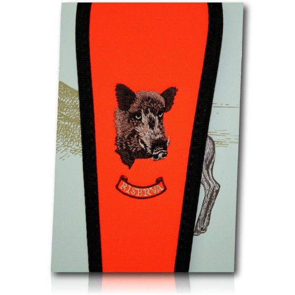 BRETELLE RISERVA CARABINE SANGLIER NYLON FLUO