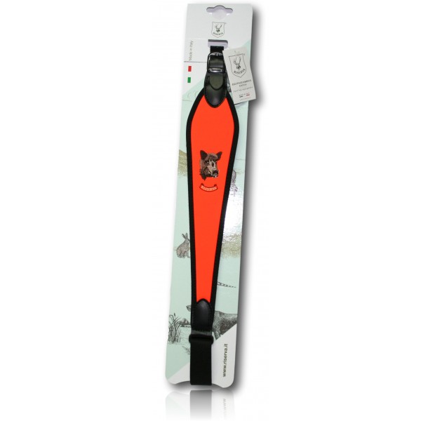 BRETELLE RISERVA CARABINE SANGLIER NYLON FLUO