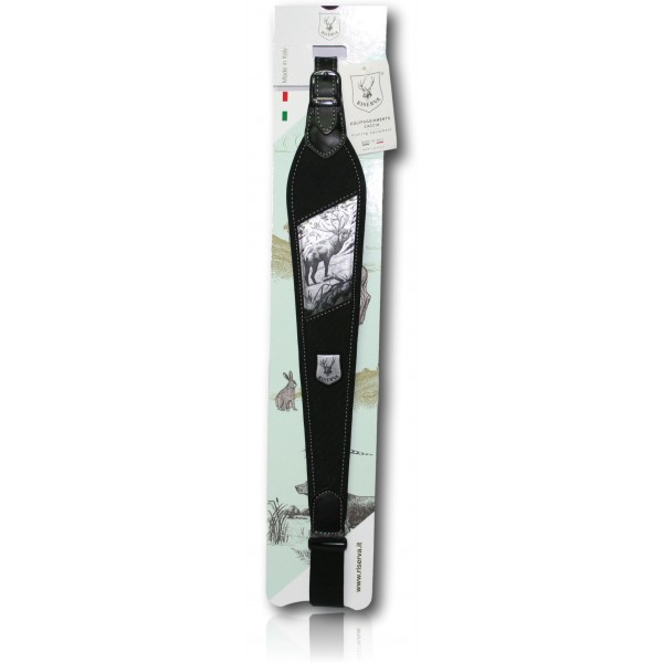 BRETELLE RISERVA CARABINE MOTIF CERF CARBONNE CORDURA