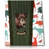 BRETELE RISERVA CARABINE CORDURA VERT TETE SANGLIER