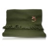 ECHARPE POLAIRE VERT MOTIF BECASSE