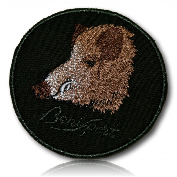 ECUSSON BRODER MOTIF SANGLIER A COUDRE BENI SPORT