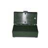 BOITE DE RANGEMENT VERTE 50 MUNITIONS CAL357
