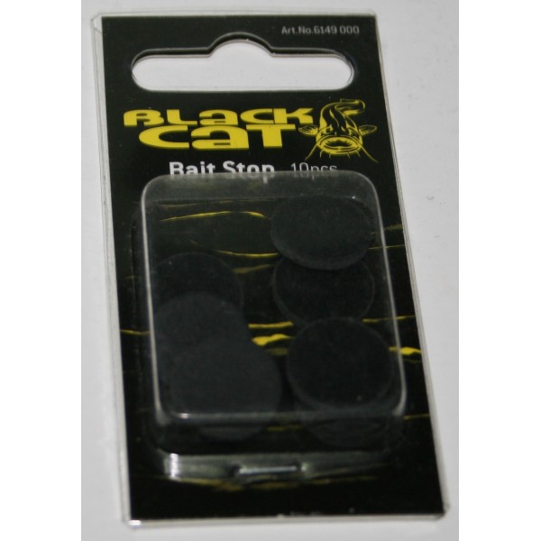 BAIT STOP BLACK CAT 15MM 10 PIECES
