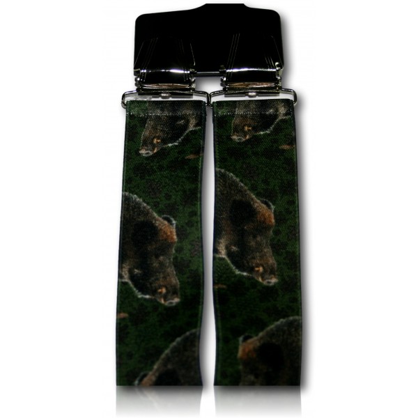 BRETELLE TETE SANGLIER LOVER GREEN
