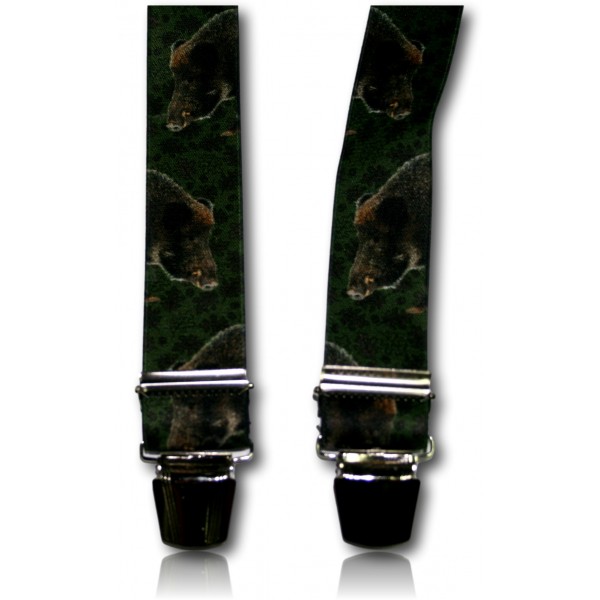 BRETELLE TETE SANGLIER LOVER GREEN