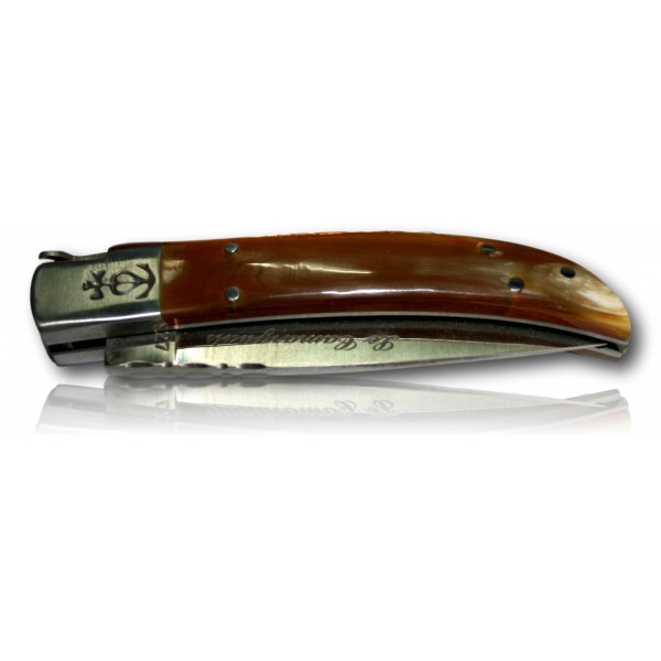 COUTEAU CAMARGUAIS N°10 CORNE CLAIRE 10017