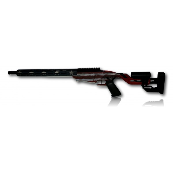 CARABINE RUGER PRECISION RIMFIRE 22LR 46CM DRAPEAU AMERICAIN
