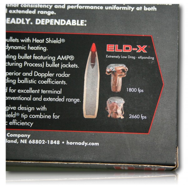 7RM HORNADY 162GR ELD-X DTE DE 20