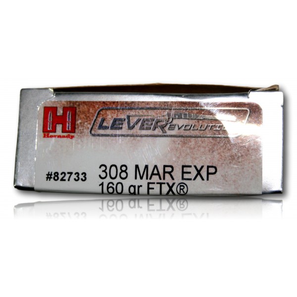 308 MARLIN EXP HORNADY 160GR FTX BTE 20 82733
