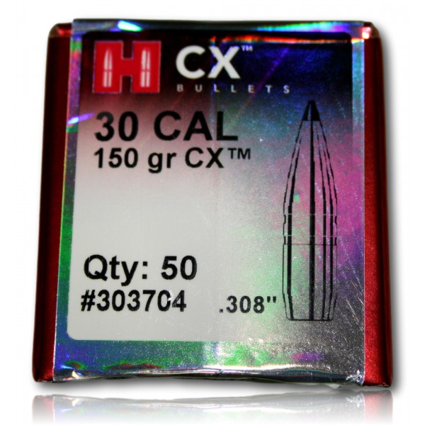 OGIVE HORNADY CAL 30 150 GR CX BTE 50 303704